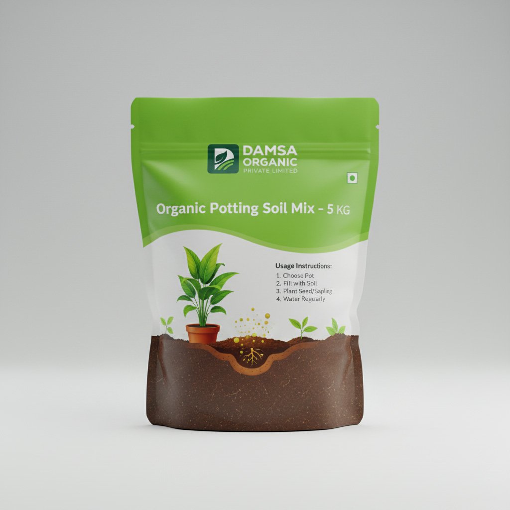 Organic Potting Soil Mix – 5 KG | Ready Premium Soil Blend
